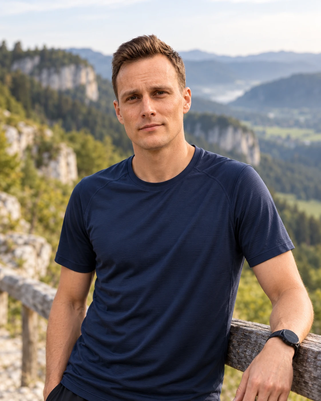 Portrait de Charles, fondateur de Runfinity, dans le Jura