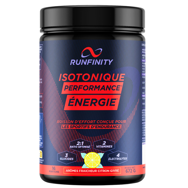 L’Isotonique Runfinity citron givré