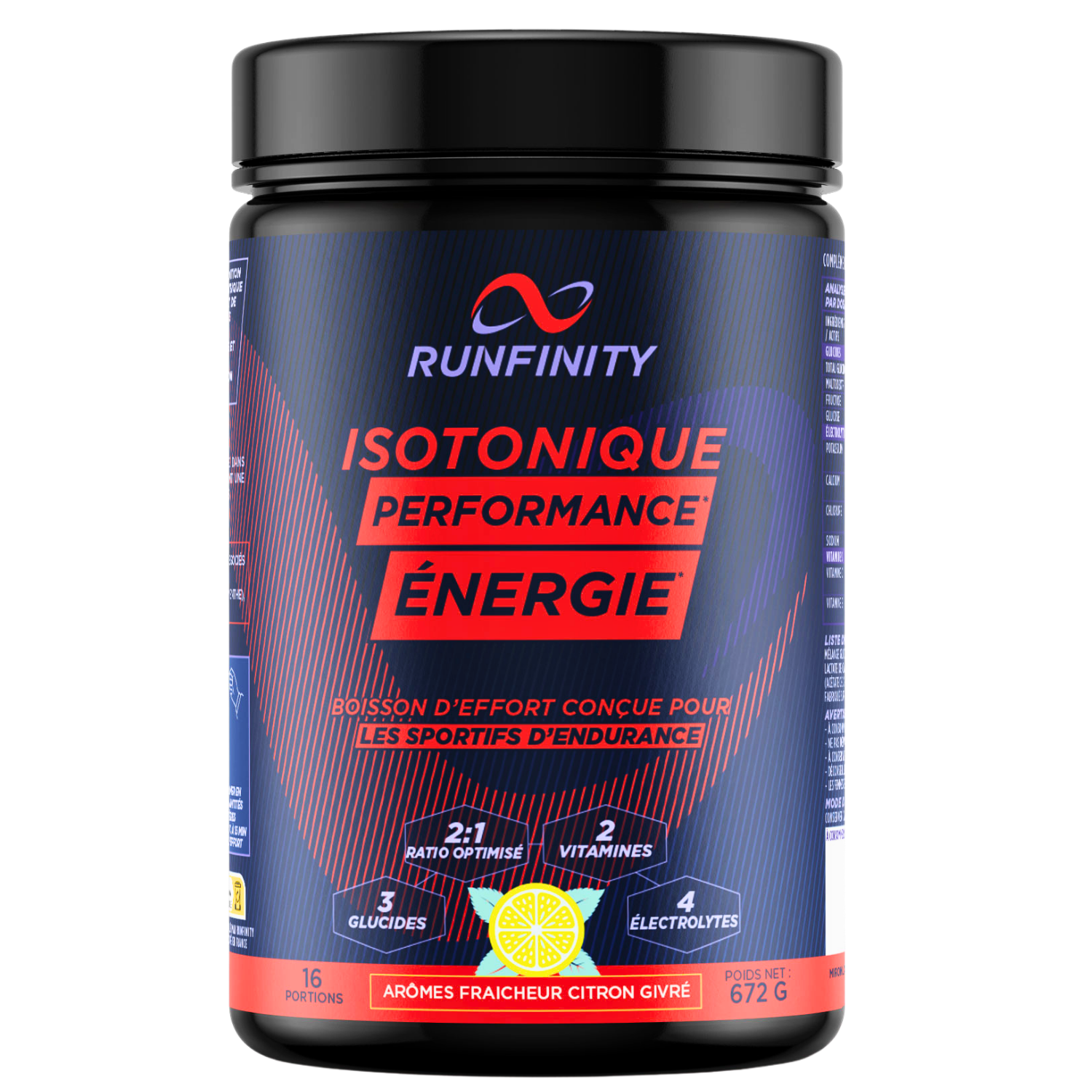 Packshot officiel L’Isotonique Runfinity