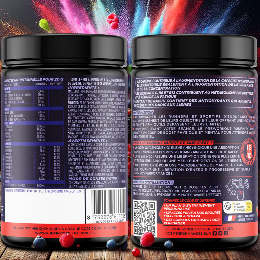 Etiquettes Runfinity