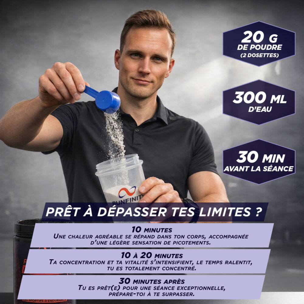 comment utiliser preworkout Runfinity