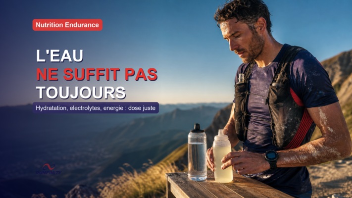 Boisson d’hydratation pour sportif d’endurance avec eau et électrolytes