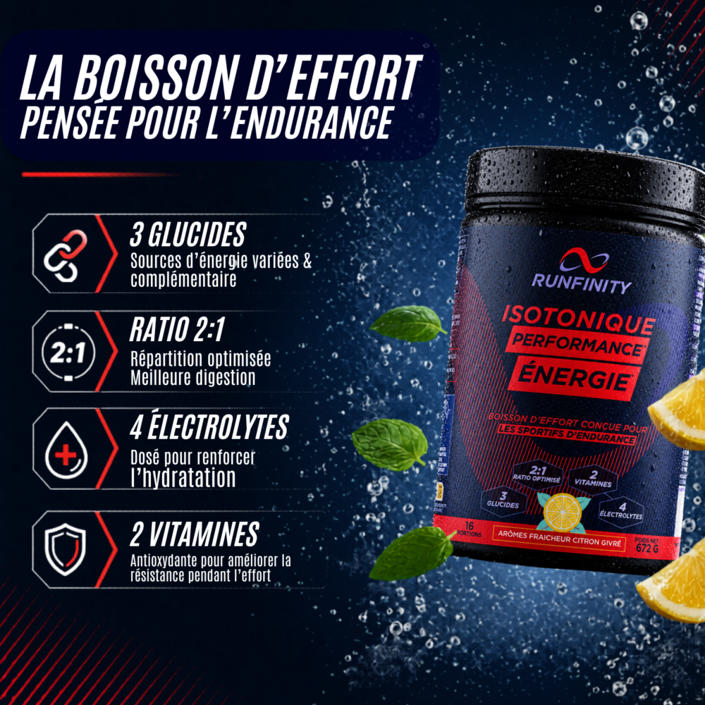 Glucides electrolytes endurance