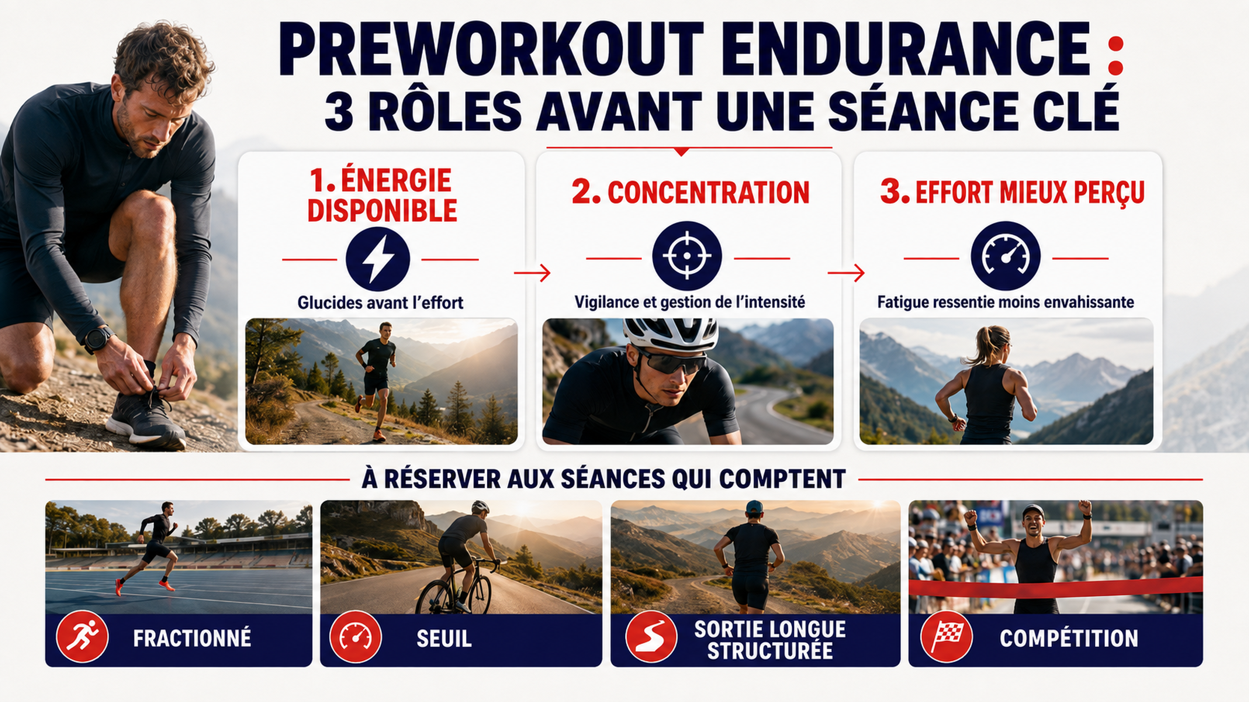 infographie preworkout endurance