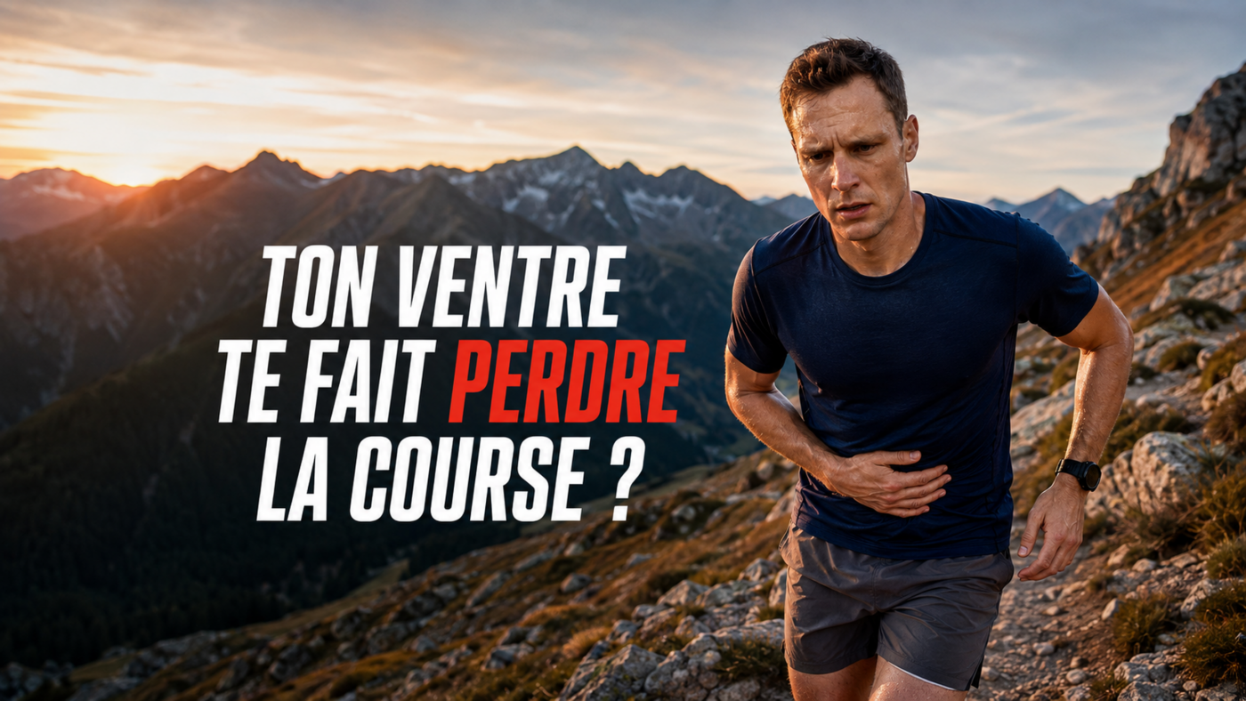Charles ressent une douleur abdominale pendant un trail, avec une accroche sur les troubles digestifs en course.