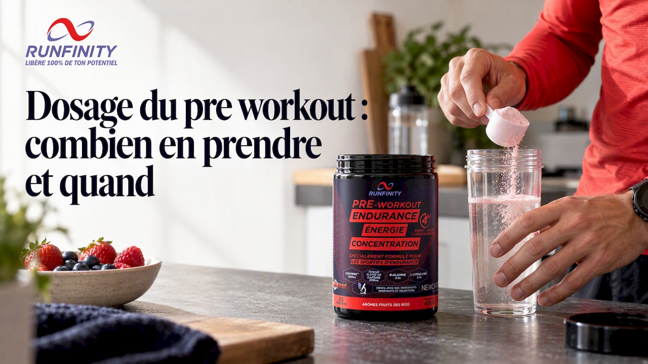 Une coureuse prépare son pré-entraînement avant sa séance